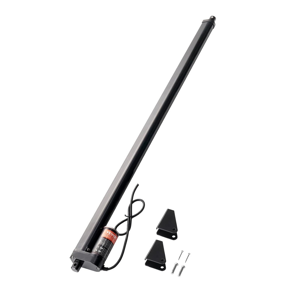 image:imageVEVOR Linear Actuator 12V 12 Inch High Speed 055s Linear Actuator 220lbs1000N Linear Motion Actuator with Mounting Bracket and IP54 Protection246 x 295 x 157 inch
