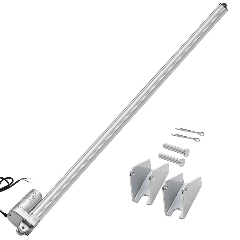image:imageVEVOR Linear Actuator 12V 20 Inch Waterproof IP65 Linear Actuator 660lbs3000N 019s Linear Motion Actuator with Mounting Bracket for Outdoor Use40 Inch