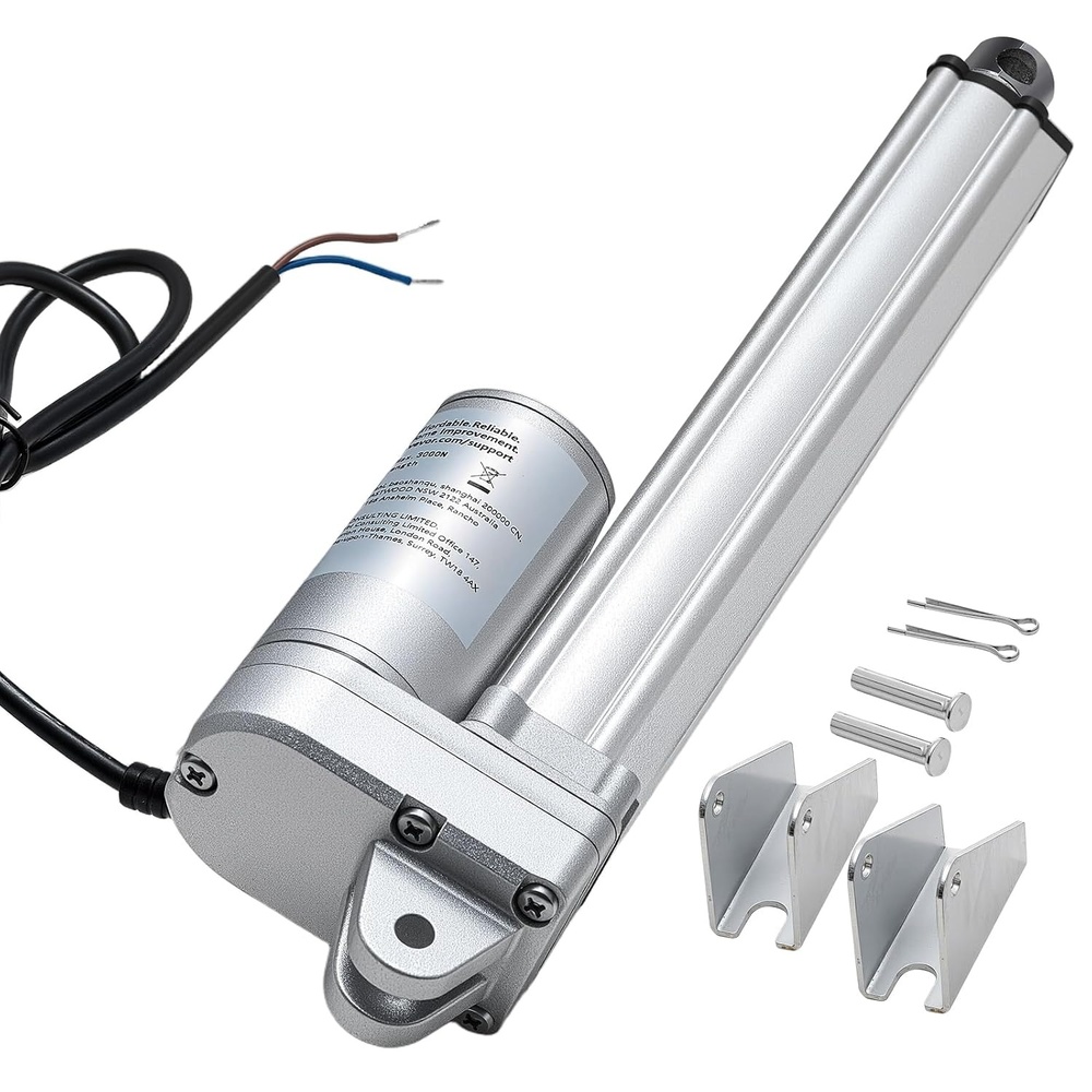 image:imageVEVOR Linear Actuator 12V 20 Inch Waterproof IP65 Linear Actuator 660lbs3000N 019s Linear Motion Actuator with Mounting Bracket for Outdoor Use8 Inch