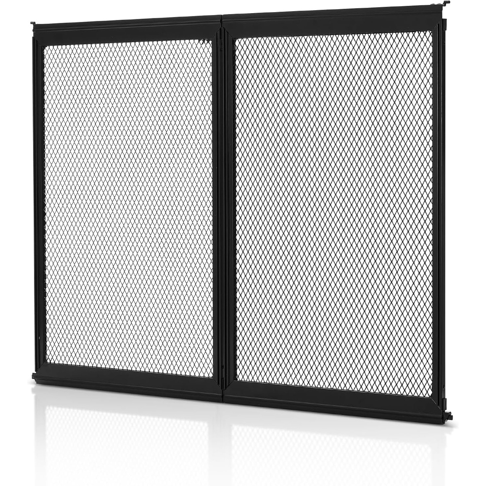 image:imageVEVOR RV Screen Door Protector 225 x 20 inch Door Grille Easy to Install and Disassemble Reinforced Breathable Protective Mesh Aluminum Alloy Camper RV Entry Protector for Pet Protection Black20 x 245 in