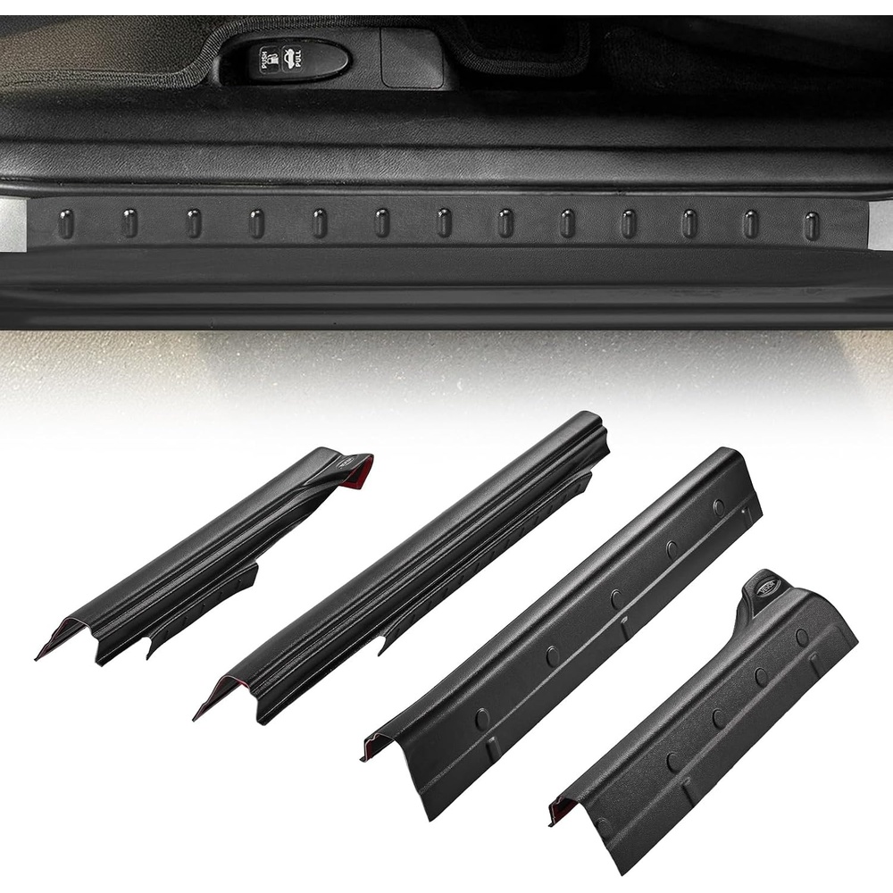 image:imageVEVOR Rocker Panel Guard Compatible with 19992006 Chevrolet Silverado Extended Cab Replacement for 14089 Trail Armor Side Skirts Extension Body Kit Driver Side 3M Adhesive Black20142018 Chevrolet Silverado 1500