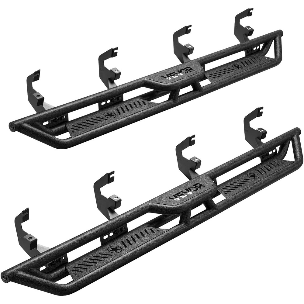 image:imageVEVOR Running Boards 4 Inches Side Steps Compatible with 20152025 Chevy ColoradoGMC Canyon Crew Cab Black Carbon Steel Nerf Bars 550 lbs Load Capacity NonSlip Surface with Rustproof Coating1925 Silverado 1500 Crew Cab