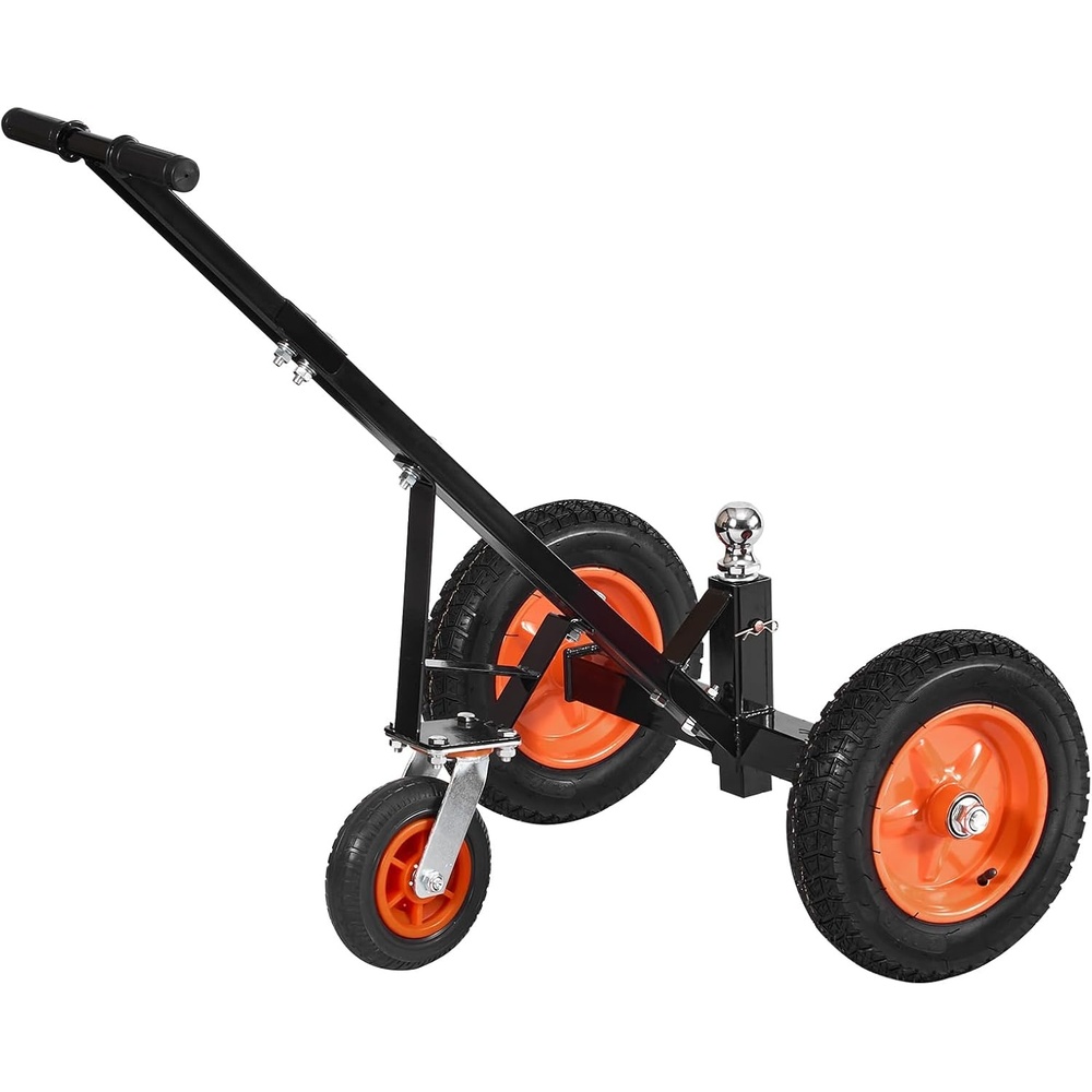 image:imageVEVOR Trailer Dolly 1500lbs Tongue Weight Capacity 2 in 1 Trailer Mover with 2 in Ball 16 in Pneumatic Tires and Universal Wheel Portable Tow Dolly for Moving Car RV Trailers1000LBS
