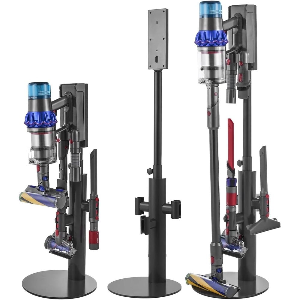 image:imageVEVOR Vacuum Stand Compatible with V6 V7 V8 V10 V11 V15 Stable Vacuum Stand Holder with 4 Hooks for DC30 DC31 DC34 DC35 DC58 DC59 DC62 D74 Cordless Upright Vacuum Cleaners amp AccessoriesBlack Extendable Tube