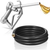 Silver with 10Ft hose