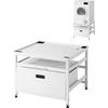 Pedestal w/ Drawer & Shelf