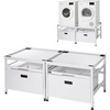 Pedestal w/ Drawer & Shelf 2 Pack