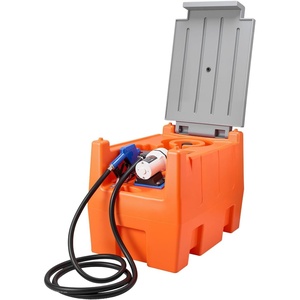 VEVOR 12V DEF Transfer Pump Kit, 8.5 GPM, Diaphragm Irrigation Self Priming Electric Water Pump, with 58 Gallon Tank, Automatic Nozzle, 13.12 ft Hose, 26.25 ft Lift, for Diesel Exhaust Fluid Urea(Pump Kit with 58 Gallon Tank)