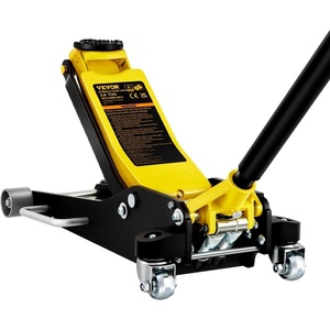 VEVOR 2.5 Ton Low Profile, Heavy-Duty Steel Racing Floor Jack with Dual Pistons Quick Lift Pump, Lifting Range 3.64″-19.49″(3 Ton Aluminum)