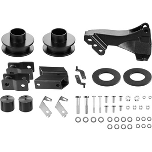 VEVOR 3 Inch Front and 2 Inch Rear Leveling Lift Kit for 2005-2021, 2022, 2023 Toyota Tacoma 2WD/4WD, Chassis Level Kit with 2 Front Strut Spacers, 2 Rear Lift Blocks, 4 U-Bolts, Suspension Level Kit(2.5″ Front +3″ Rear for 11-23 F250/F350/F450)