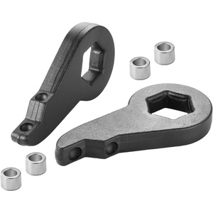 VEVOR 3 Inch Front and 2 Inch Rear Leveling Lift Kit for 2005-2021, 2022, 2023 Toyota Tacoma 2WD/4WD, Chassis Level Kit with 2 Front Strut Spacers, 2 Rear Lift Blocks, 4 U-Bolts, Suspension Level Kit(2″ Front for 11-19 Chevy/GMC 2500/3500HD)