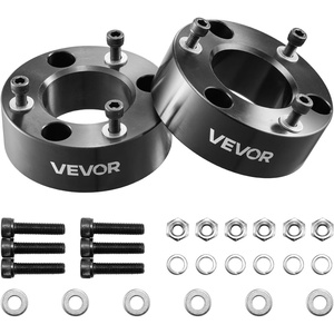 VEVOR 3 Inch Front and 2 Inch Rear Leveling Lift Kit for 2005-2021, 2022, 2023 Toyota Tacoma 2WD/4WD, Chassis Level Kit with 2 Front Strut Spacers, 2 Rear Lift Blocks, 4 U-Bolts, Suspension Level Kit(3″F)