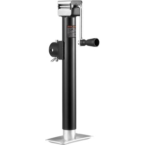 VEVOR 5000 lbs Trailer Jack, Weld-on Pipe-Mount Swivel Trailer Jack with Ergonomic Handle, 15-inch Vertical Travel, Suitable for RV, Horse, Utility, Camping and Yacht Trailers(Weld-On Pipe-Mount)