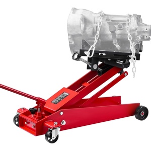 VEVOR Adjustable Floor Transmission Jack 2200 lbs/1T Low Profile Hydraulic Transmission Telescoping Heavy-Duty Lift Jack 7.28-27.6 in Lifting Height, 360° Swivel Front Wheels(1000 lbs)