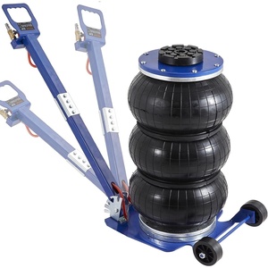 VEVOR Air Jack, 3 Ton/6600 lbs Triple Bag Air Jack, Airbag Jack with Six Steel Pipes, Lift up to 17.7″, 3-5 s Fast Lifting Pneumatic Jack, with Adjustable Long Handles for Cars(3T/high 17.7in-Adjust Handle)