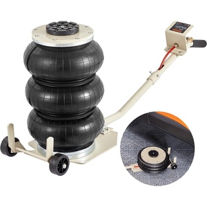 VEVOR Air Jack, 3T / 6600 lbs Triple Bag Air Jack, Airbag Jack with Six Steel Pipes, Lift up to 17.7 inch/450 mm, 3-5 s Fast Lifting Pneumatic Jack, with Long Handles for Car, Garage, Repair(3 Ton (Max Lift: 17.7 in))