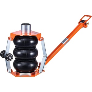 VEVOR Air Jack with Support Rod, 3 Ton/6613 lbs Triple Bag Air Jack, Lift Up to 18.5 inch with Heightened Column & Adjustable Handle, 1-6 s Fast Lifting Pneumatic for Car, SUV, Pickup Truck(Adjust Handle & Support Rod)