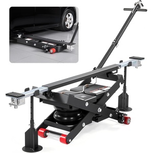 VEVOR Air Portable Car Lift, 6613 lbs/3 Ton Capacity, 21.7 inch Max Height, Adjustable Portable Air Car Lift with Airbag, Support Stands, Wheel Chocks, Rubber Pads, Heavy-Duty for Sedan SUV Pickup