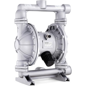VEVOR Air-Operated Double Diaphragm Pump, 2 inch Inlet & Outlet, Aluminum Alloy Body, 158.4 GPM & Max 120PSI, Nitrile Diaphragm Transfer Pump for Petroleum, Diesel, Oil and Low Viscosity Fluids(44 GPM)