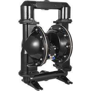 VEVOR Air-Operated Double Diaphragm Pump, 2 inch Inlet & Outlet, Aluminum Alloy Body, 158.4 GPM & Max 120PSI, Nitrile Diaphragm Transfer Pump for Petroleum, Diesel, Oil and Low Viscosity Fluids(75 GPM)