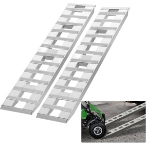 VEVOR Aluminum Ramps, 880 LBS Capacity 47.2″ x 8.5″ Loading Ramps for Motorcycle, Dirt Bike, Trailer, ATV, UTV, Garden Tractor and Lawn Mower, 2PCS(6000lbs)