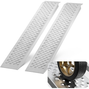 VEVOR Aluminum Ramps, 880 LBS Capacity 47.2″ x 8.5″ Loading Ramps for Motorcycle, Dirt Bike, Trailer, ATV, UTV, Garden Tractor and Lawn Mower, 2PCS(880lbs)
