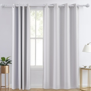 VEVOR Blackout Curtains, 84 Inch Length 2 Panels Set, 52 Inch Wide Each, Thermal Insulated 100% Blackout Light Blocking Drapes, 3-Layer, with Grommets, Curtains for Bedroom Living Room Window, White(White)
