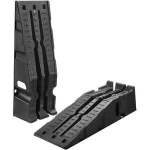 VEVOR Car Ramps, 2 PCS 13000 lbs GVW Capacity, 6.3 in Lift Height, Portable High Profile Car Service Ramps for Home Garage Maintenance and Oil Changes, Heavy Duty for Truck SUV Vehicle Repair, Black(6.6*35.5inch)