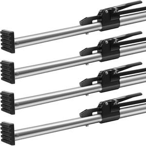 VEVOR Cargo Bar, Cargo Bar Adjustable from 40″ to 73″, Heavy-Duty Steel Cargos Stabilizer with Non-Slip Foot Pads, Telescoping Load Lock Bars Stop Sliding for SUVs, Sedans(89″-104″)