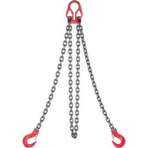 VEVOR Chain Sling with 2 Leg Grab Hooks(5/16 Inch x 10 FT)