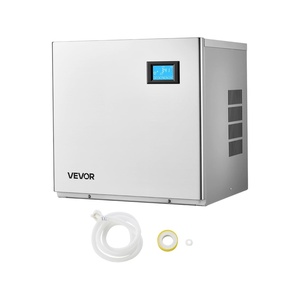 VEVOR Commercial Ice Maker Machine – Head, 400 Lbs/Day Stainless Steel Ice Machine with Scheduled Ice-Making, Self-Cleaning, Adjustable Thickness, Ideal for Restaurant Bar Cafe Hotel – Head Only(360LBS/24H-New156)