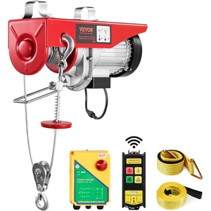 VEVOR Electric Hoist 1760lbs with 14ft Wired Remote Control, Electric Hoist 110 Volt with 40ft Single Cable Lifting Height Motor, for Garage Warehouse Factory(1760LBS Wireless)