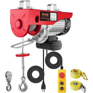 VEVOR Electric Hoist 1760lbs with 14ft Wired Remote Control, Electric Hoist 110 Volt with 40ft Single Cable Lifting Height Motor, for Garage Warehouse Factory(1760lbs Wired)