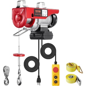 VEVOR Electric Hoist 1760lbs with 14ft Wired Remote Control, Electric Hoist 110 Volt with 40ft Single Cable Lifting Height Motor, for Garage Warehouse Factory(440lbs Wired)