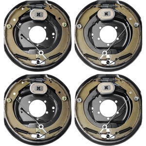 VEVOR Electric Trailer Brake Assembly, 12″ x 2″, 2 Pairs Self-Adjusting Electric Brakes Kit for 7000 lbs Axle, 5-Hole Mounting, Backing Plates for Braking System Part Replacement (2 Right + 2 Left) | Electric Brakes Kit for 7000 lbs Axle, 5-Hole Mounting, Backing Plates for Braking System Part Replacement (2 Right + 2 Left)(2 Pairs Brakes)