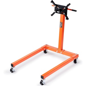 VEVOR Engine Stand, 1300 lbs (3/5 Ton) Rotating Engine Motor Stand with 360 Degree Adjustable Head, Cast Iron Motor Hoist Dolly, 4-Caster, 4 Adjustable Arms, for Vehicle Maintenance, Auto Repair(1300 lbs)