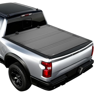 VEVOR Hard Tri-Fold Truck Bed Tonneau Cover, Compatible with 2019-2025 Dodge Ram 1500 5.6 ft (67.4 in) Bed, Waterproof Low-Profile Hard Folding Truck Tonneau Cover with Aluminum Alloy Support Bar(5.6ft)