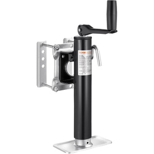 VEVOR Heavy Duty Swivel Trailer Jack, 8000 lbs Static Load Capacity, 28.5″ Lift Jack Stand with Handle for RV, Horse, Utility, and Yacht Trailers(2000lbs)
