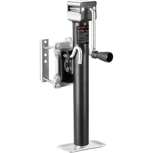 VEVOR Heavy Duty Swivel Trailer Jack, 8000 lbs Static Load Capacity, 28.5″ Lift Jack Stand with Handle for RV, Horse, Utility, and Yacht Trailers(2500lbs)