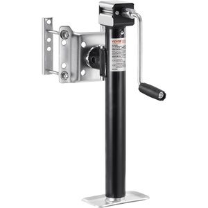 VEVOR Heavy Duty Swivel Trailer Jack, 8000 lbs Static Load Capacity, 28.5″ Lift Jack Stand with Handle for RV, Horse, Utility, and Yacht Trailers(5000lbs)