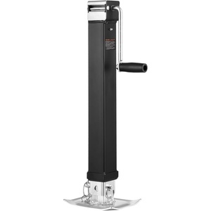 VEVOR Heavy-Duty Trailer Jack, 12,000 lbs Load Capacity, Sidewind Square Direct Weld-on Trailer Jack with Handle Crank, Adjustable Drop Leg, 26-Inch Travel for Lifting RV, Utility, Yacht Trailers(8000lbs (15-1/4 inch Stroke))