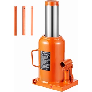 VEVOR Hydraulic Bottle Jack, 30 Ton/66138 lbs Welded Bottle Jack with 11.22”-18.66” Lifting Range & 3-Section Long Handle, for Car, Pickup, Truck, RV, Auto Repair, Industrial Engineering(50T)