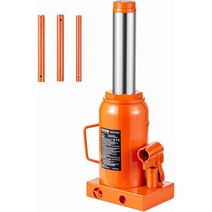 VEVOR Hydraulic Bottle Jack, 30 Ton/66138 lbs Welded Bottle Jack with 11.22”-18.66” Lifting Range & 3-Section Long Handle, for Car, Pickup, Truck, RV, Auto Repair, Industrial Engineering(30T)