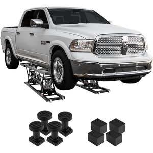 VEVOR Portable Car Lift, 4400 lbs Capacity, Heavy Duty Steel Quick Lift with 23″ Max Height, Adjustable Width and Wheels, Manual Lifting for Cars, Compact SUVs, Mini Trucks, Home Garage or Shop Use(7000LBS-Upgrade Electro-hydraulic)
