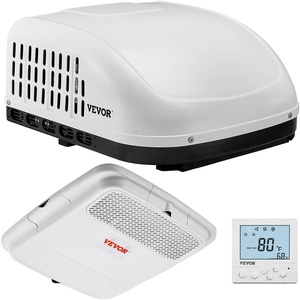 VEVOR RV Air Conditioner, 13500 BTU RV AC Unit, 120V Ducted Rooftop Air Conditioner with Variable Speed Compressor, Easy Install Quiet Cooling AC Unit with ADB Button Control and Remote Control, White(15000 British Thermal Units)
