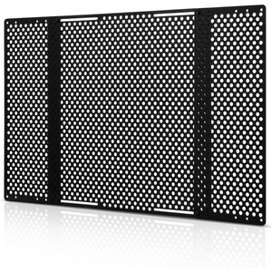 VEVOR RV Screen Door Protector, 22.5 x 20 inch Door Grille, Easy to Install and Disassemble, Reinforced Breathable Protective Mesh, Aluminum Alloy Camper RV Entry Protector for Pet Protection, Black(31.5 x 20 x 0.42 in)