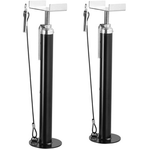 VEVOR RV Slide Out Support Jack, 2 PCS Camper Slide-Out Leveling Jack, Powder-Coated Steel Support Jacks for RV, Camper, Travel Trailer, Supports Up to 1000lbs, Adjustable from 21.3 inch to 48 inch(5000 lbs/pcs)
