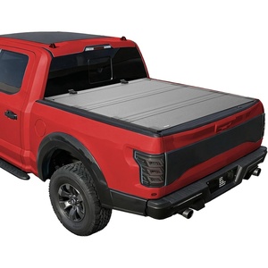 VEVOR Soft Roll-Up Truck Bed Tonneau Cover, Compatible with 2017-2026 Ford F-250/350/450 Super Duty, Fits 6.8 ft (6 ft 10 in/82 in) Bed, Triple-Layer PVC Tonneau Cover with Three Aluminum Alloy Bars(4.6 ft)