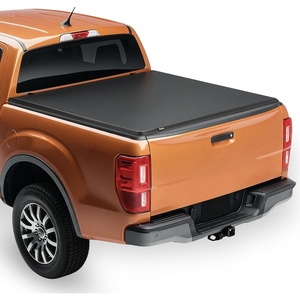 VEVOR Tri-Fold Truck Bed Tonneau Cover, Compatible with 2019-2024 Chevy Silverado GMC Sierra 1500 (NOT FIT 19-24 Classic) 5’8″ Bed, Fit 5.8′ x 5.3′ (70″ x 63.3″) Inside Bed, 400 lbs Capacity, Black(6.5ft)