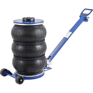VEVOR Triple Bag Air Jack, 5 Ton/11000 lbs | Six Steel Pipes, Lift up to 18.5 inch/470 mm, 3-5 s Fast Lifting, Adjustable Handle, For Car, Garage, Repair(5T/high 18.5in-Adjustable Handle)